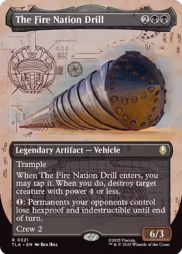 The Fire Nation Drill (Borderless) (321), Avatar: The Last Airbender — Magic card price