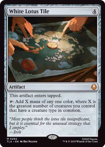 White Lotus Tile (262), Avatar: The Last Airbender — Magic card price