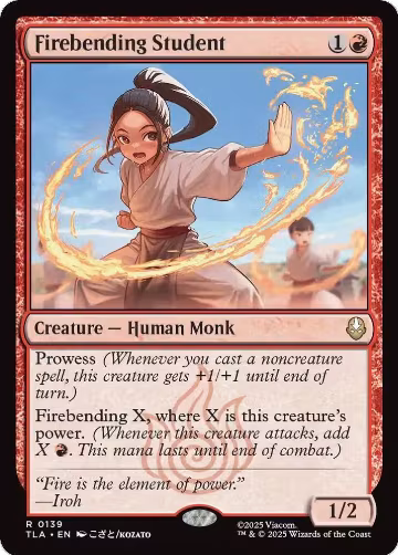 Firebending Student (139), Avatar: The Last Airbender — Magic card price