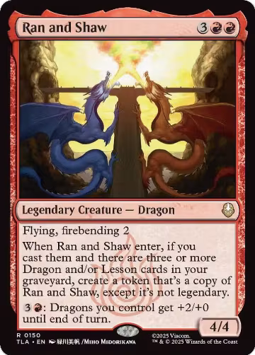 Ran and Shaw (150), Avatar: The Last Airbender — Magic card price