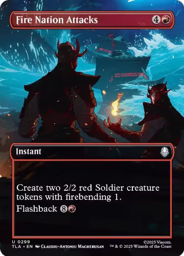 Fire Nation Attacks (Borderless) (299), Avatar: The Last Airbender — Magic card price