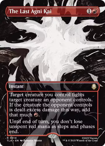 The Last Agni Kai (Borderless) (314), Avatar: The Last Airbender — Magic card price