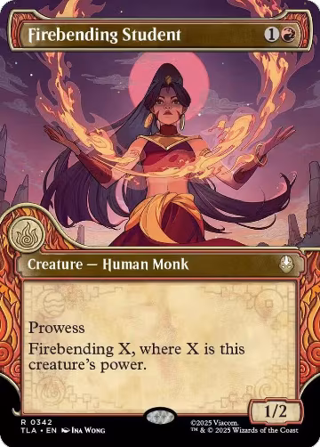 Firebending Student (Showcase) (342), Avatar: The Last Airbender — Magic card price