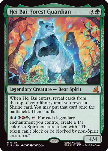 Hei Bai, Forest Guardian (139), Avatar: The Last Airbender: Eternal-Legal — Magic card price