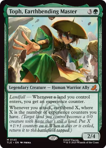 Toph, Earthbending Master (145), Avatar: The Last Airbender: Eternal-Legal — Magic card price