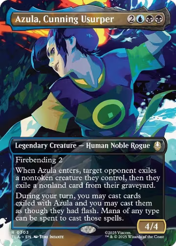 Azula, Cunning Usurper (Borderless) (303), Avatar: The Last Airbender — Magic card price