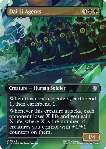 Dai Li Agents (Borderless) (306), Avatar: The Last Airbender — Magic card price