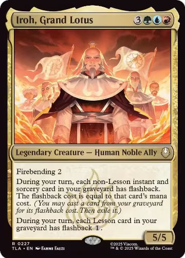 Iroh, Grand Lotus (227), Avatar: The Last Airbender — Magic card price