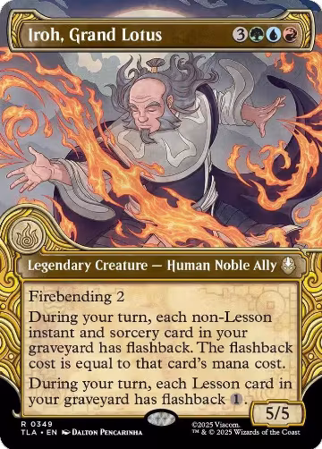 Iroh, Grand Lotus (Showcase) (349), Avatar: The Last Airbender — Magic card price