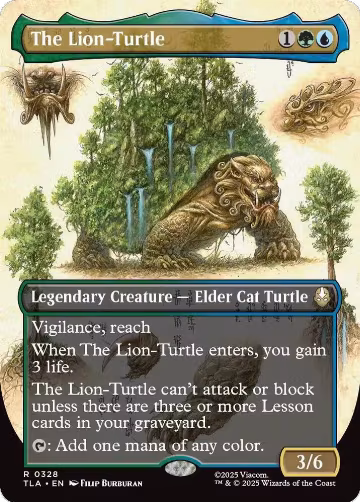 The Lion-Turtle (Borderless) (328), Avatar: The Last Airbender — Magic card price