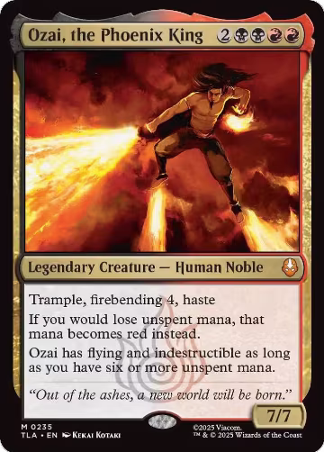 Ozai, the Phoenix King (235), Avatar: The Last Airbender — Magic card price