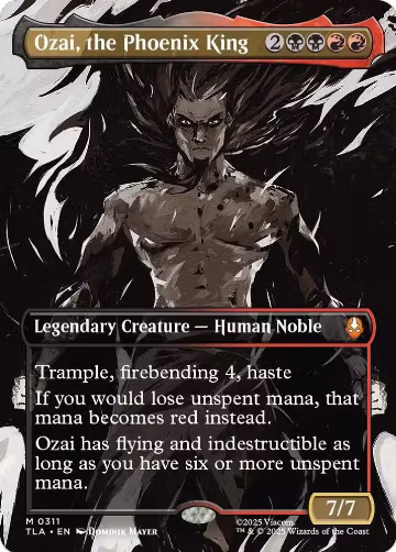 Ozai, the Phoenix King (0311) (Borderless) (311), Avatar: The Last Airbender — Magic card price