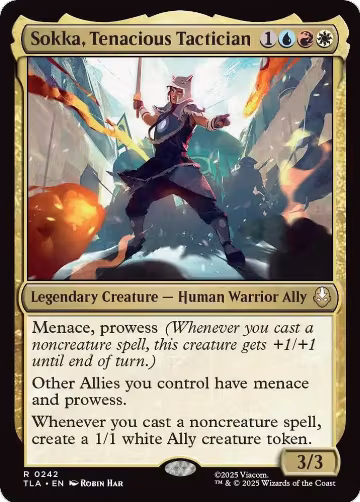 Sokka, Tenacious Tactician (242), Avatar: The Last Airbender — Magic card price