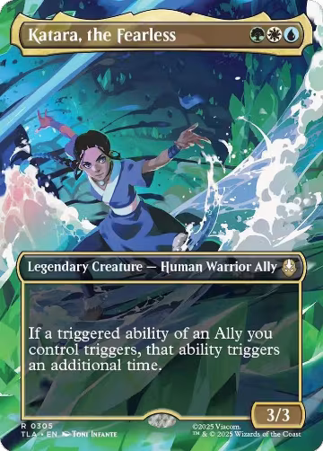 Katara, the Fearless (Borderless) (305), Avatar: The Last Airbender — Magic card price