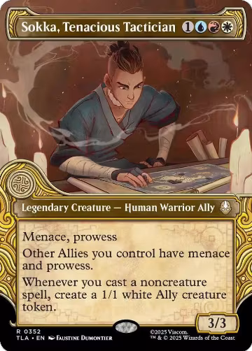 Sokka, Tenacious Tactician (Showcase) (352), Avatar: The Last Airbender — Magic card price