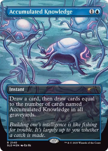 Accumulated Knowledge (2140), Secret Lair Drop Series — Magic card price
