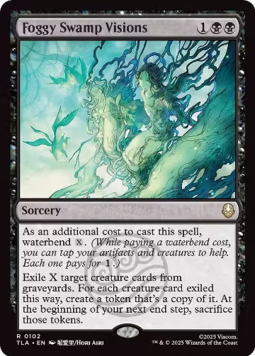 Foggy Swamp Visions (102), Avatar: The Last Airbender — Magic card price
