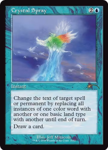 Crystal Spray (Retro Frame) (2152), Secret Lair Drop Series — Magic card price