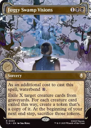 Foggy Swamp Visions (Showcase) (339), Avatar: The Last Airbender — Magic card price