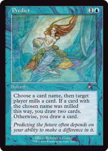 Predict (Retro Frame) (2156), Secret Lair Drop Series — Magic card price