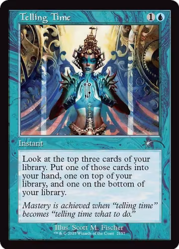 Telling Time (Retro Frame) (2157), Secret Lair Drop Series — Magic card price