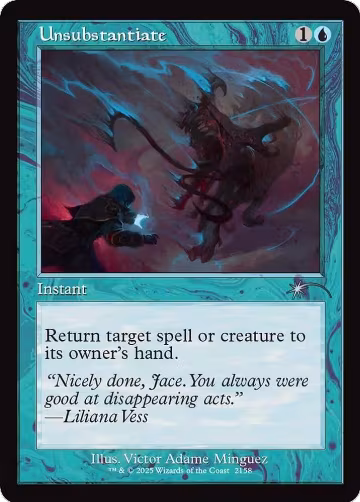 Unsubstantiate (Retro Frame) (2158), Secret Lair Drop Series — Magic card price