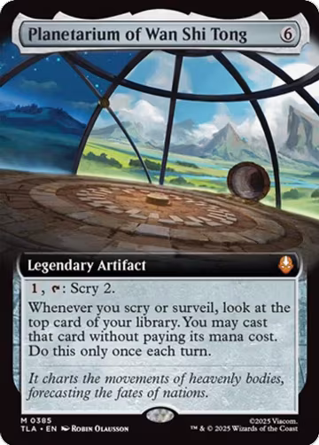 Planetarium of Wan Shi Tong (Extended Art) (385), Avatar: The Last Airbender — Magic card price