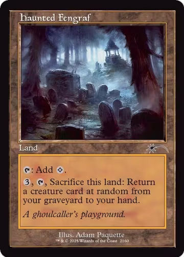 Haunted Fengraf (Retro Frame) (2160), Secret Lair Drop Series — Magic card price