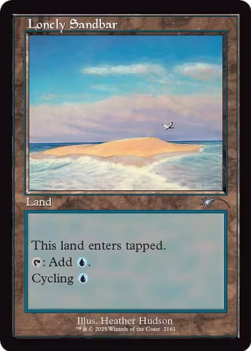 Lonely Sandbar (Retro Frame) (2161), Secret Lair Drop Series — Magic card price
