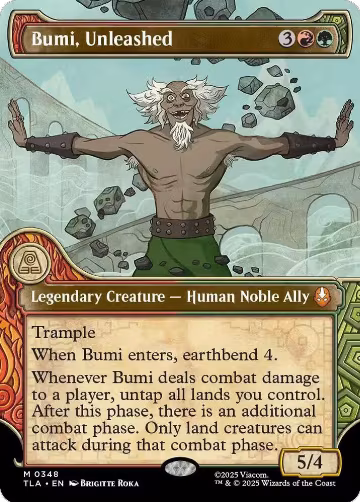 Bumi, Unleashed (Showcase) (348), Avatar: The Last Airbender — Magic card price