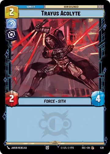 Trayus Acolyte (Foil) (538), Secrets of Power — Star Wars card price