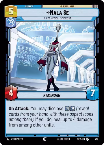 Nala Se - Chief Medical Scientist (Foil) (574), Secrets of Power — Star Wars card price