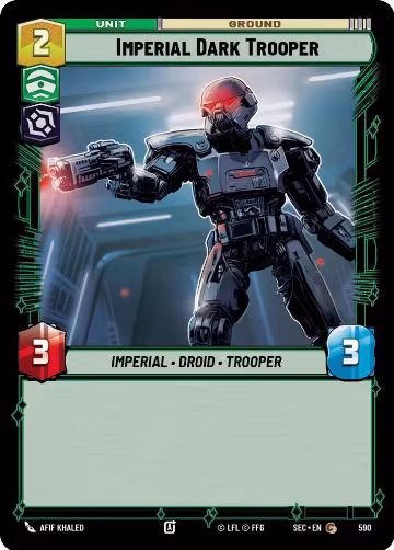 Imperial Dark Trooper (Foil) (590), Secrets of Power — Star Wars card price