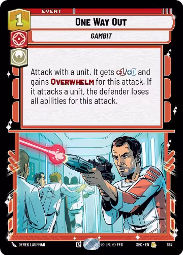One Way Out (Foil) (667), Secrets of Power — Star Wars card price