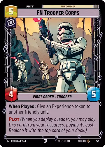 FN Trooper Corps (Foil) (753), Secrets of Power — Star Wars card price