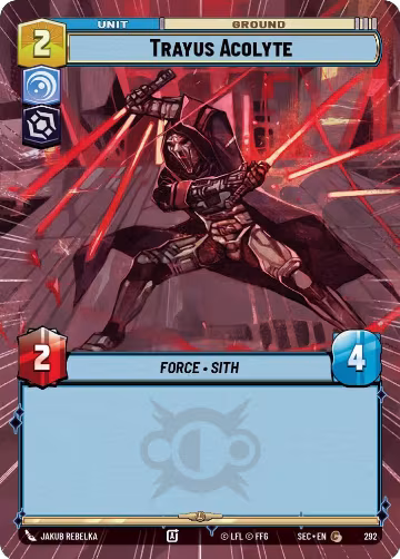 Trayus Acolyte (Hyperspace) (292), Secrets of Power — Star Wars card price