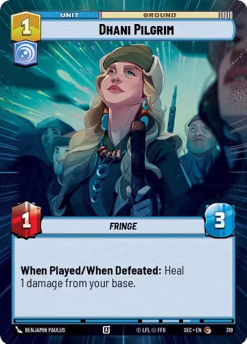 Dhani Pilgrim (Hyperspace) (319), Secrets of Power — Star Wars card price
