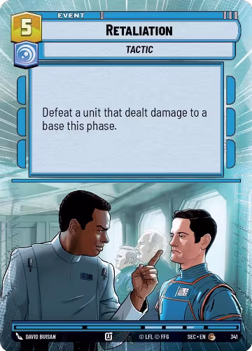 Retaliation (Hyperspace) (341), Secrets of Power — Star Wars card price