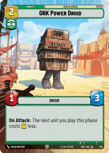 GNK Power Droid (Hyperspace) (374), Secrets of Power — Star Wars card price