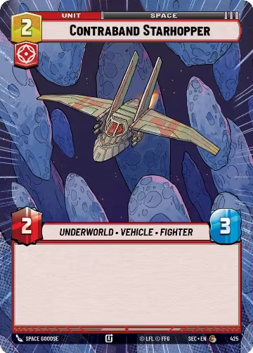 Contraband Starhopper (Hyperspace) (425), Secrets of Power — Star Wars card price