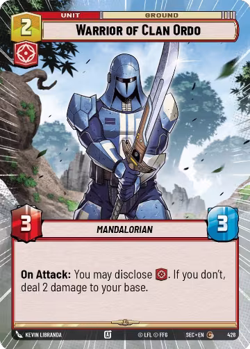 Warrior of Clan Ordo (Hyperspace) (428), Secrets of Power — Star Wars card price