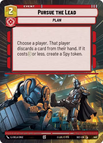 Pursue the Lead (Hyperspace) (442), Secrets of Power — Star Wars card price