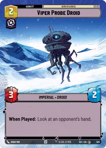Viper Probe Droid (Hyperspace) (503), Secrets of Power — Star Wars card price