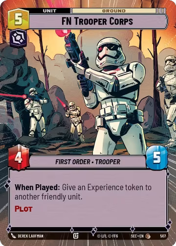 FN Trooper Corps (Hyperspace) (507), Secrets of Power — Star Wars card price