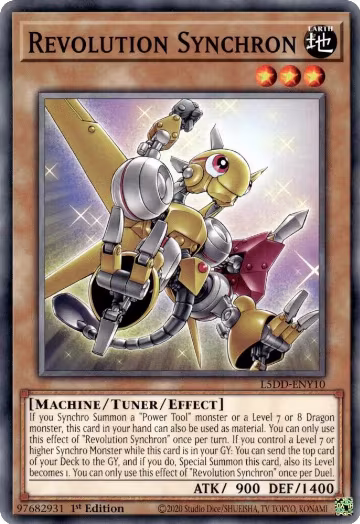 Revolution Synchron (L5DD-ENY10), Legendary 5D's Decks — Yu-Gi-Oh! card price