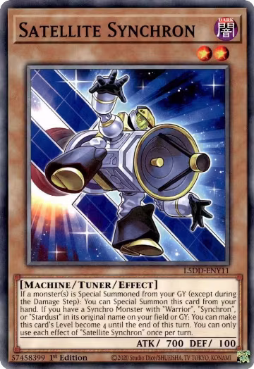 Satellite Synchron (L5DD-ENY11), Legendary 5D's Decks — Yu-Gi-Oh! card price