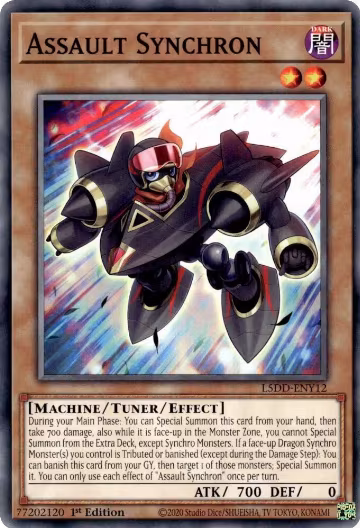 Assault Synchron (L5DD-ENY12), Legendary 5D's Decks — Yu-Gi-Oh! card price