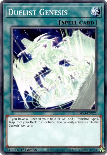 Duelist Genesis (L5DD-ENY21), Legendary 5D's Decks — Yu-Gi-Oh! card price
