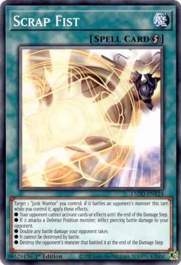 Scrap Fist (L5DD-ENY24), Legendary 5D's Decks — Yu-Gi-Oh! card price