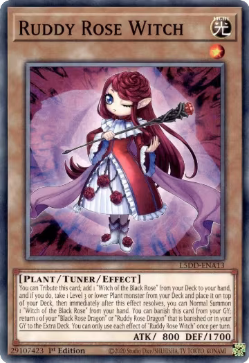 Ruddy Rose Witch (L5DD-ENA13), Legendary 5D's Decks — Yu-Gi-Oh! card price